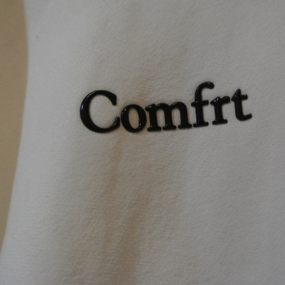COMFRT WHITE 2X ZIP HOODIE - Picture 2 of 4